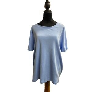 Kim Rogers Perfectly Soft Tee T-Shirt Short Sleeve Casual‎ Top XXL